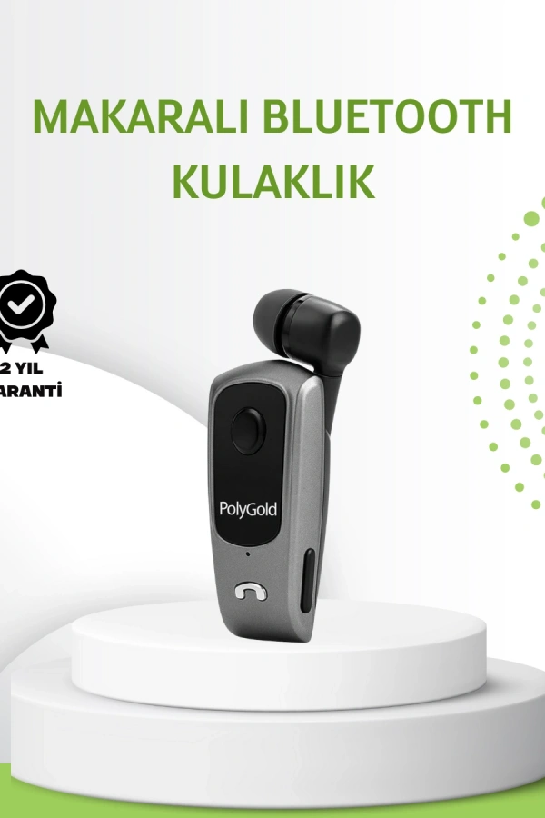 10 Saat Konuşma Süreli Klipsli Bluetooth Kulaklık