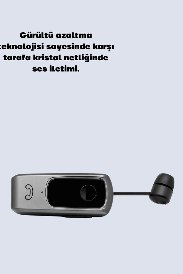 10 Saat Konuşma Süreli Klipsli Bluetooth Kulaklık
