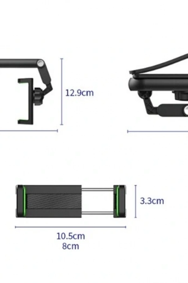1080° Dönebilen Çok Fonksiyonlu Telefon Tutucu