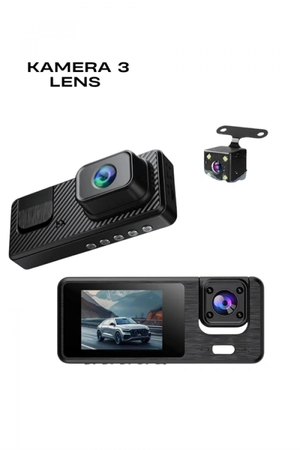 1080P 3 Kameralı Araç DVR -Q301