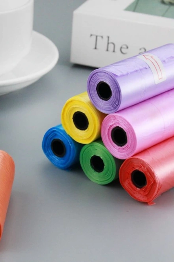 12li Köpek Dışkı Poşeti Düz Renkli Set