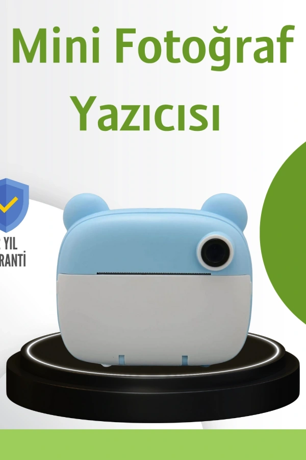 12 Özel Efektli ve Self-Timer Fonksiyonlu Baskı Kamera