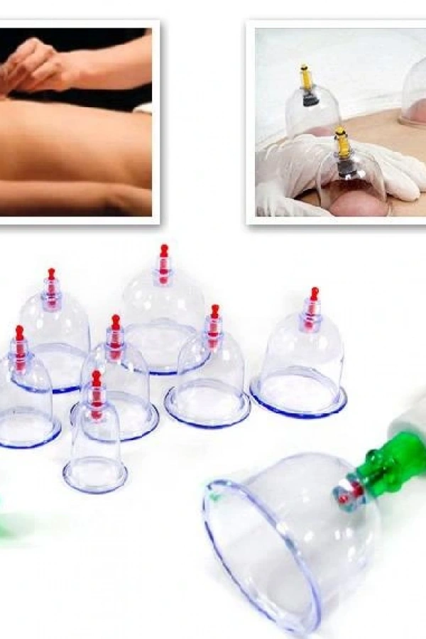 12 parça vakumlu hacamat kupa çekme seti