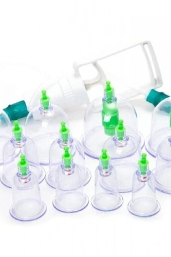 12 Parça Vakumlu Hacamat Kupa Çekme Seti