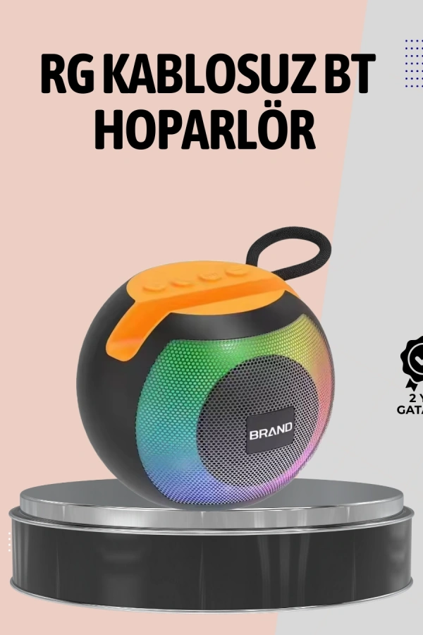 1200mAh Uzun Pil Ömürlü Bluetooth Hoparlör