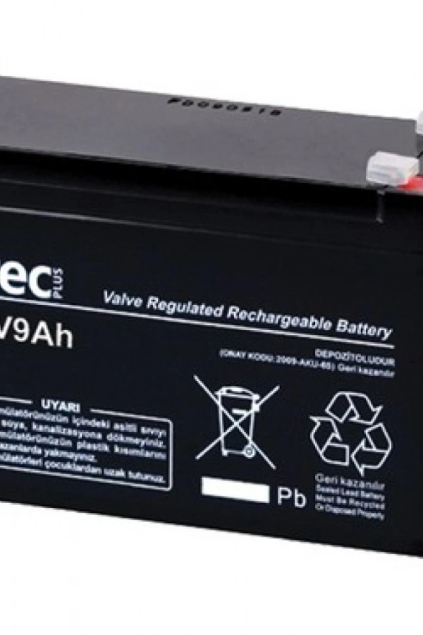 12V 9 AH Kuru Bakımsız Akü