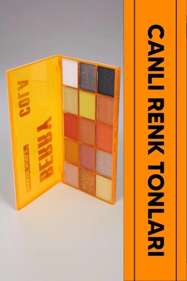 15 Renkli Sedefli Mat Far Paleti - 2li Set