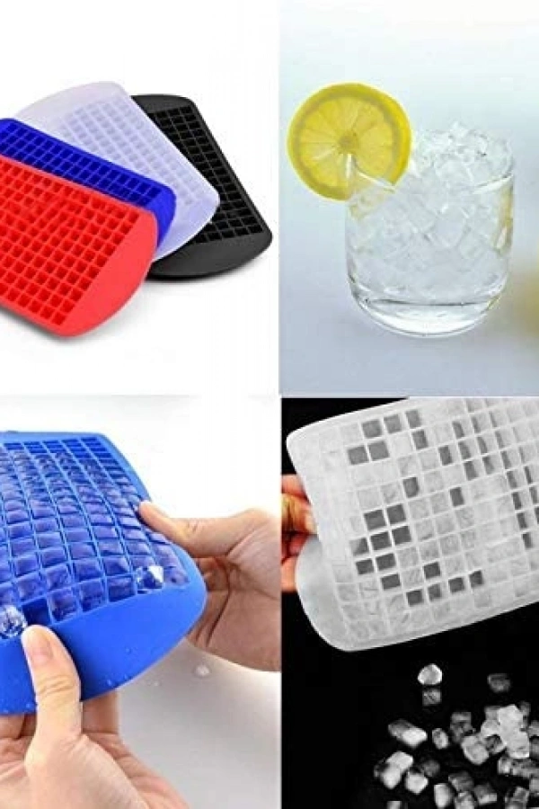 160 Bölmeli Mini Küp Silikon Buz Kalıbı Buzluk