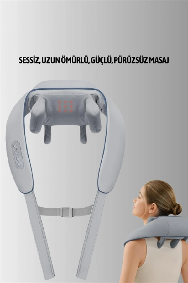 1800mAh Pil Kapasiteli Boyun Masaj Aleti