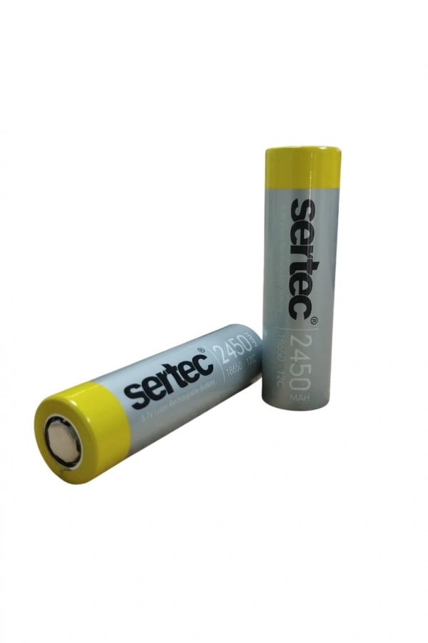 18650 3.7V 2450 Mah 12C Li-Ion Şarjlı Pil