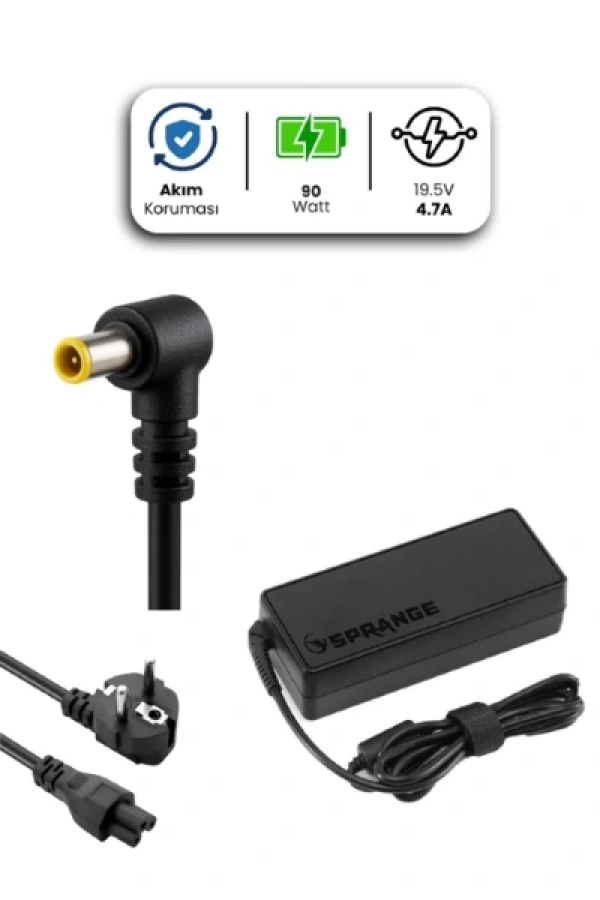 19.5V 4.7A 6.5 * 4.4mm 90W SONY İçin Laptop Adaptör
