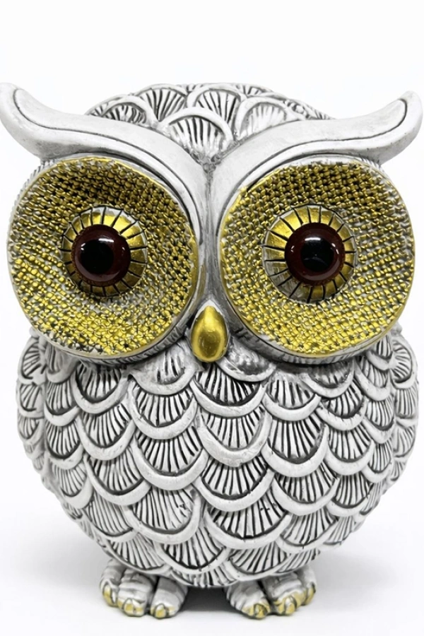 19x16 cm Polyester Baykuş Figürü