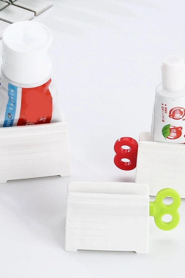 2 Adet Diş Macunu Tüp Krem Sıkma Aparatı Çevirmeli