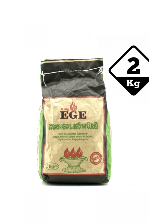 2 kg Mangal Kömürü - Çıra Hediyeli - Meşe Kömürü
