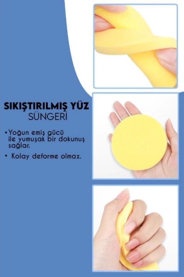 2li Cilt Temizleme Süngeri Seti