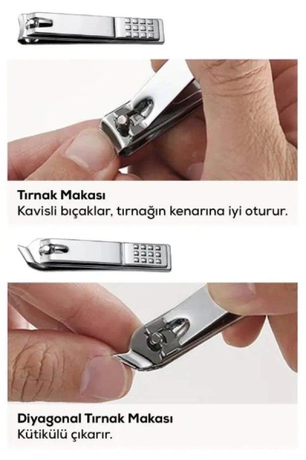 2li Profesyonel Tırnak Makası Seti