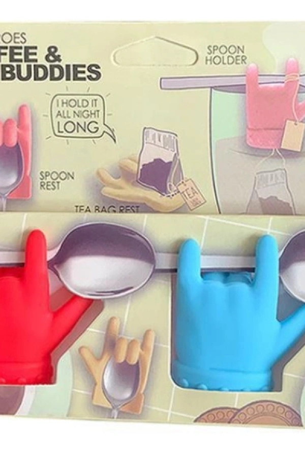 2li Silikon Tutucu Çay ve Kahve Aksesuar Seti