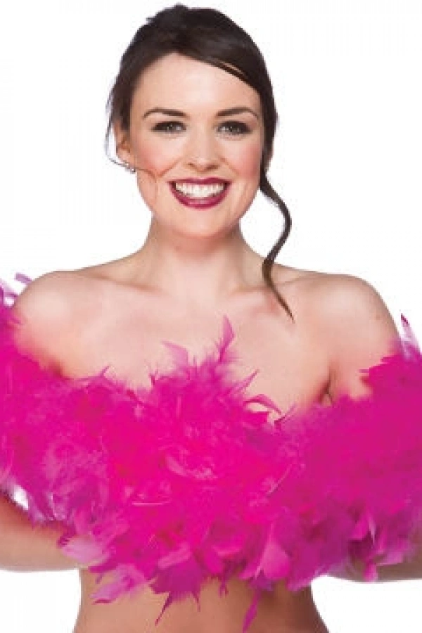 2 Metre Boa Tüy Otriş - Pembe