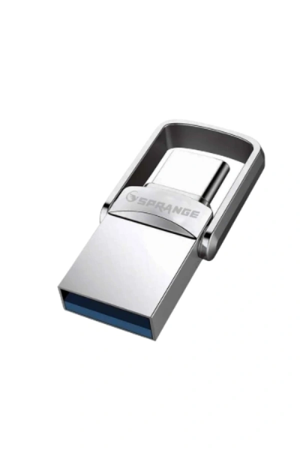 2si 1 Arada USB 3.2 Type-C Ve USB 64GB Metal Flash Disk