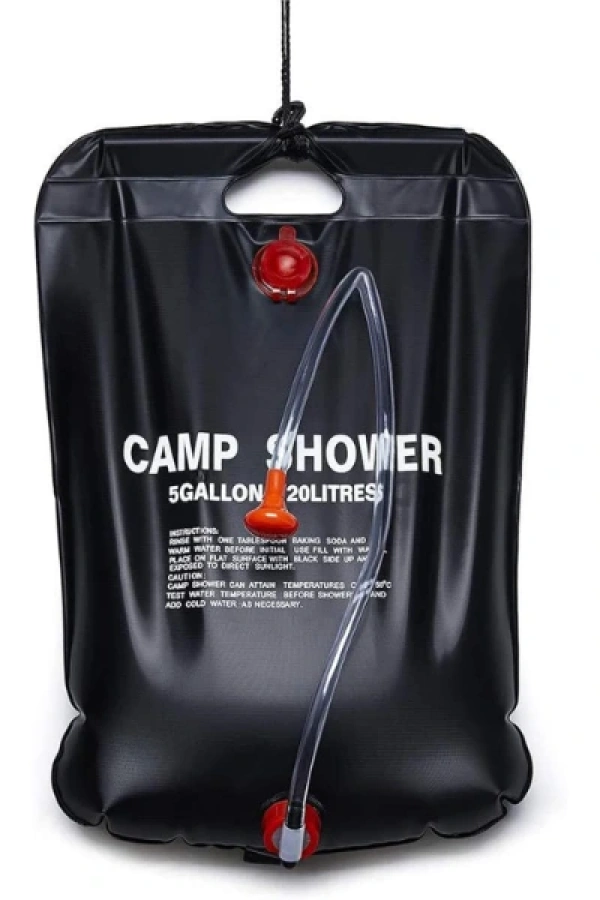 20 Litre Solar Isıtıcılı Kamp Duş Torbası
