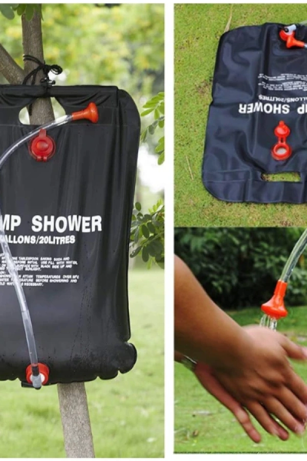20 Litre Solar Isıtıcılı Kamp Duş Torbası