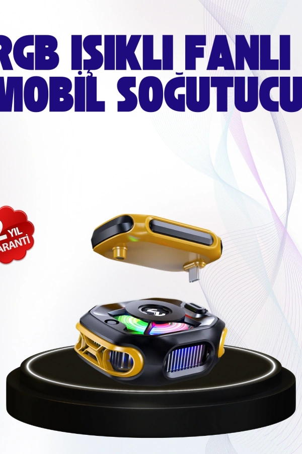 2000mAh Bataryalı Kablosuz Taşınabilir Cihaz Soğutucu