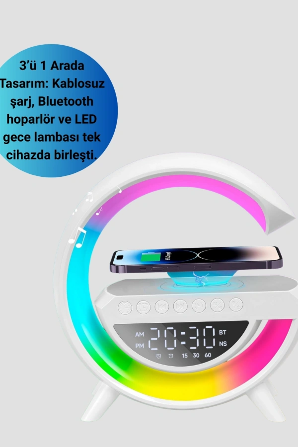 2025 Yeni Seri 15W Kablosuz Şarjlı LED Atmosfer Lambası