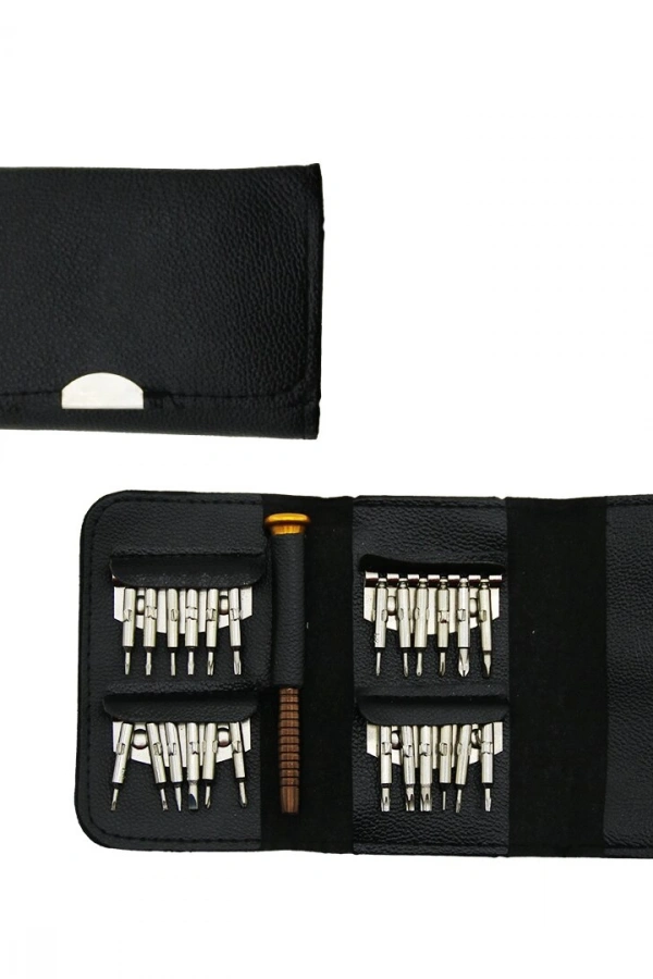 25 PCS CÜZDAN MODELİ TORNAVİDA UCU SETİ