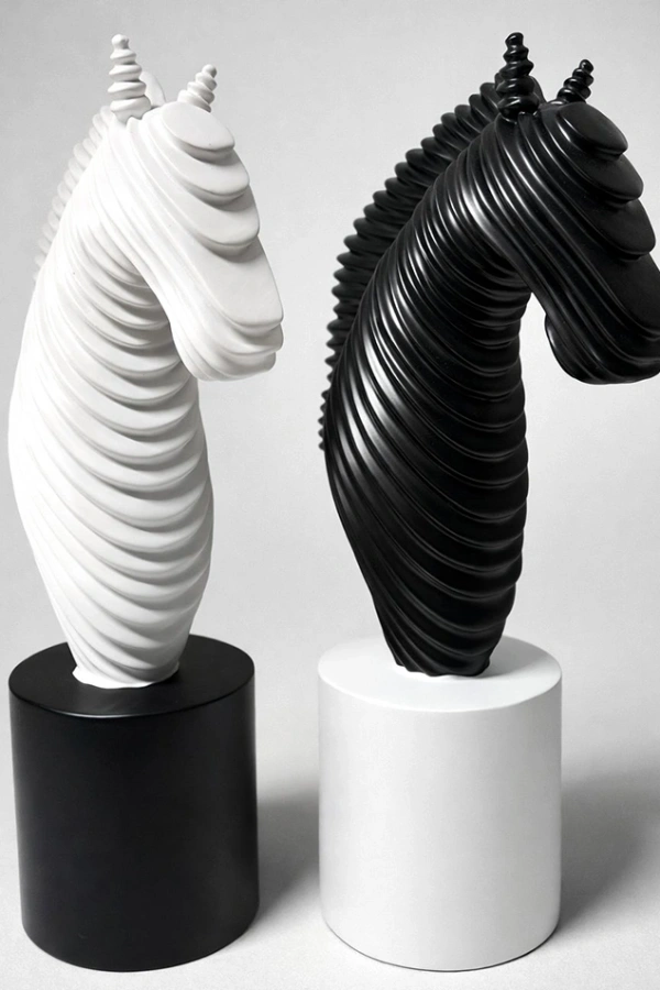 25x14 cm Özel Tasarım Polyester At Büstü