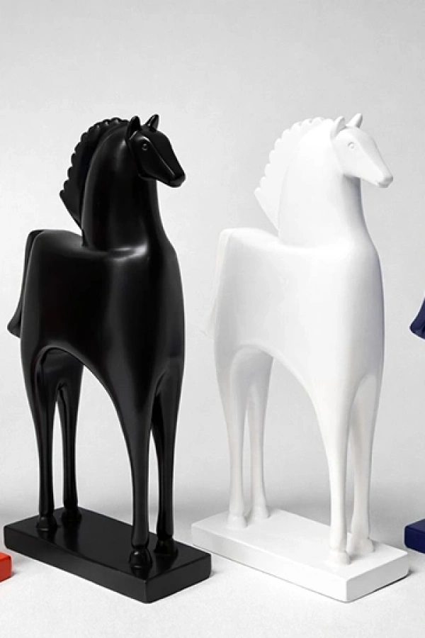 27x15 cm Özel Tasarım Polyester At Figürü