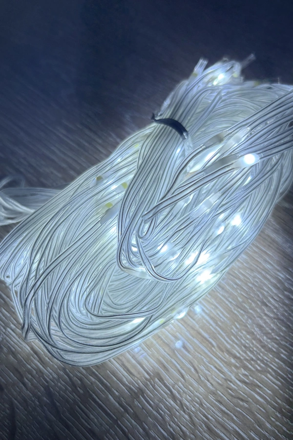 2x2 Perde 192 LED Beyaz Işık - 8 Fonksiyonlu