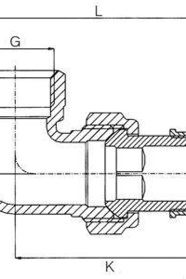 3/4 Köşe Radyatör Rakoru