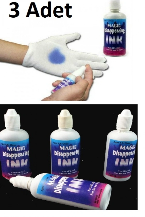 3 Adet Sihirli Şaka Mürekkebi