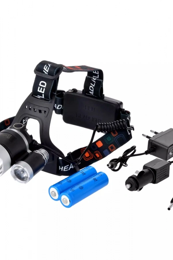 3 Başlıklı Şarjlı Kafa Feneri Wt-256