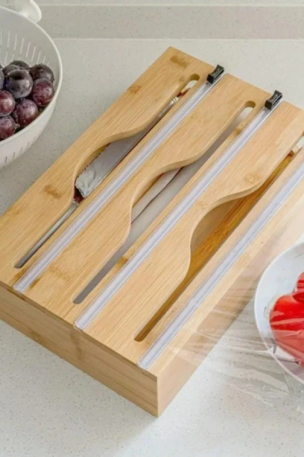 3 Bölmeli Folyo Kesme Standı