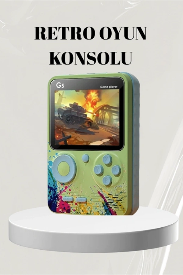 3 İnç Renkli Ekranlı Taşınabilir El Konsolu – G5 Modeli