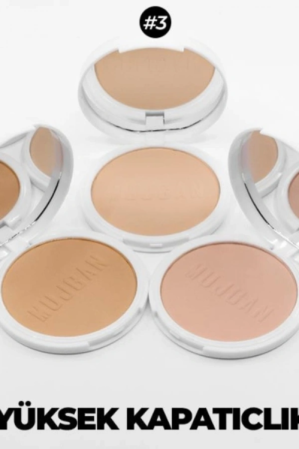 3lü Profesyonel Mat Pudra Seti