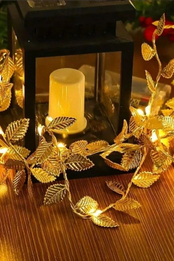 3 Metre Yaldızlı Gold LED Işık