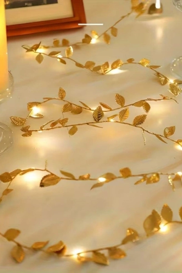 3 Metre Yaldızlı Gold LED Işık