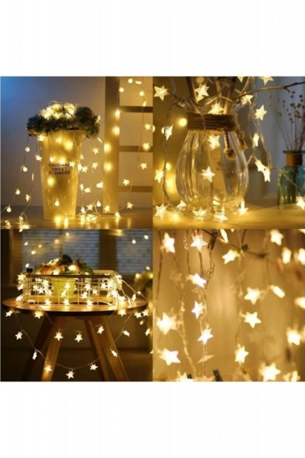 3 Metre Yıldız Şekilli LED Işık