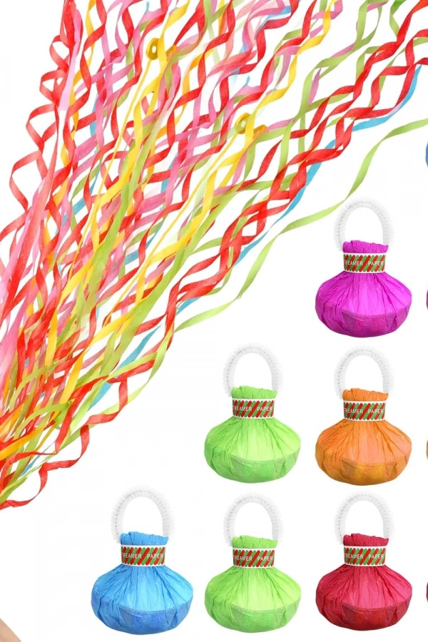 30 Şeritli  5 Metre Uzayan Şerit Konfeti