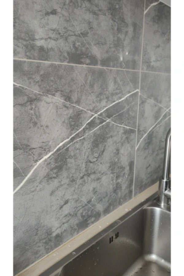 30x30 Antrasit Mermer Desenli Duvar Sticker