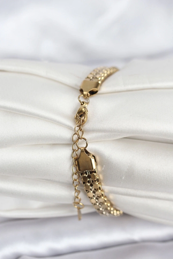 316L Çelik Gold Renk Kadın Bileklik