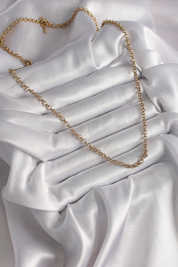 316L Çelik Gold Renk Kadın Kolye