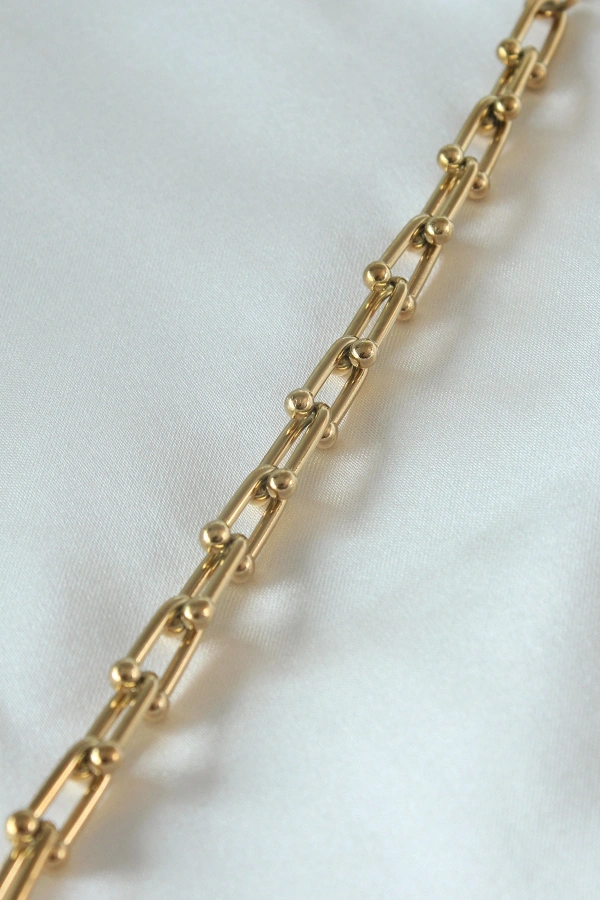 316L Çelik Gold Renk Tifany Model Kadın Bileklik