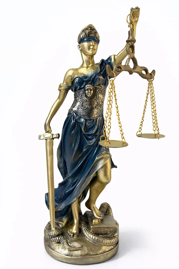 31x10 cm Polyester Adalet Biblosu