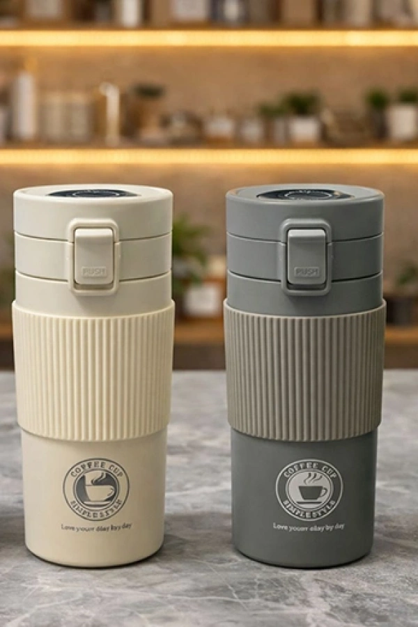 350 ml Paslanmaz Çelik Dereceli Termos Mug Bardak