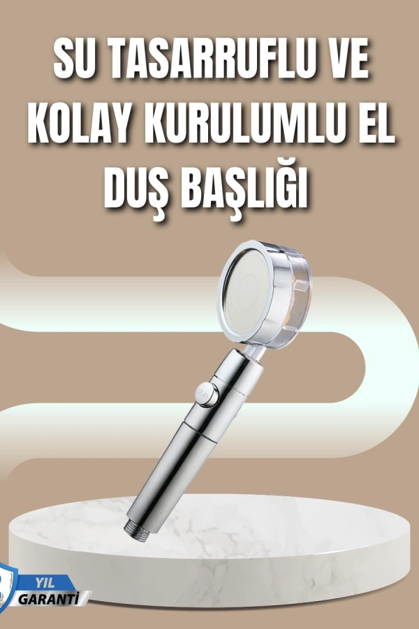360° Ayarlanabilir Çok Fonksiyonlu Duş Başlığı