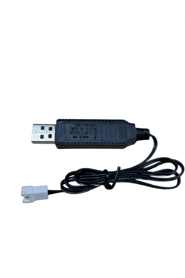 3.7V Li-ion SM-2P Soket Drone ve Oyuncak Bataryası USB Şarj Kablosu