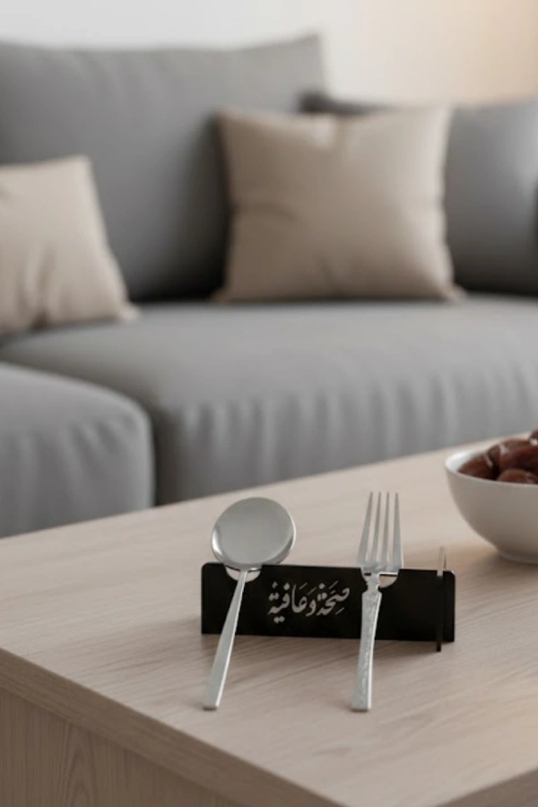 3D Özel Baskı 6’lı Çatal Kaşık Tutucu Modern Sofra Aparatı